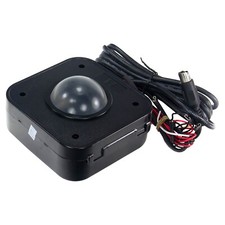 2 1/4" / 5.7cm PS/2 Arcade Trackball (Red/Green Translucent LED) Not Happ - MAME