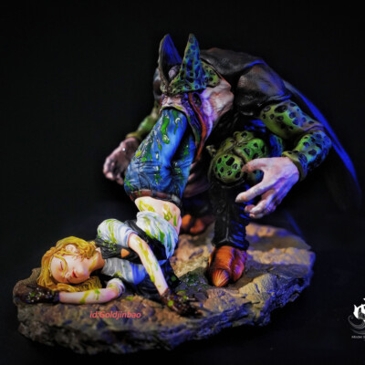 YD Studios Dragon Ball Cell Resin Statue Pre-order Android 18