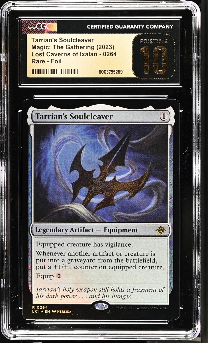 TARRIAN'S SOULCLEAVER Lost Caverns of Ixalan Foil Rare CGC 10 MTG