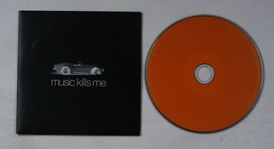 Rinocerose Music Kills Me EU Adv Cardcover CD 2002 PR-Sticker House Disco
