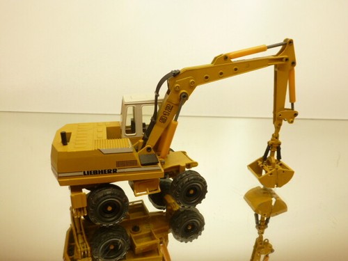 CONRAD 2822 LIEBHERR 912 BAGGER EXCAVATOR - YELLOW 1:50 - GOOD CONDITION - Imagen 9 de 10