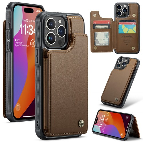 Leather Flip Wallet Case w/ RFID Blocking Card Holder for iPhone 13/14/15/16/17 - Picture 37 of 84