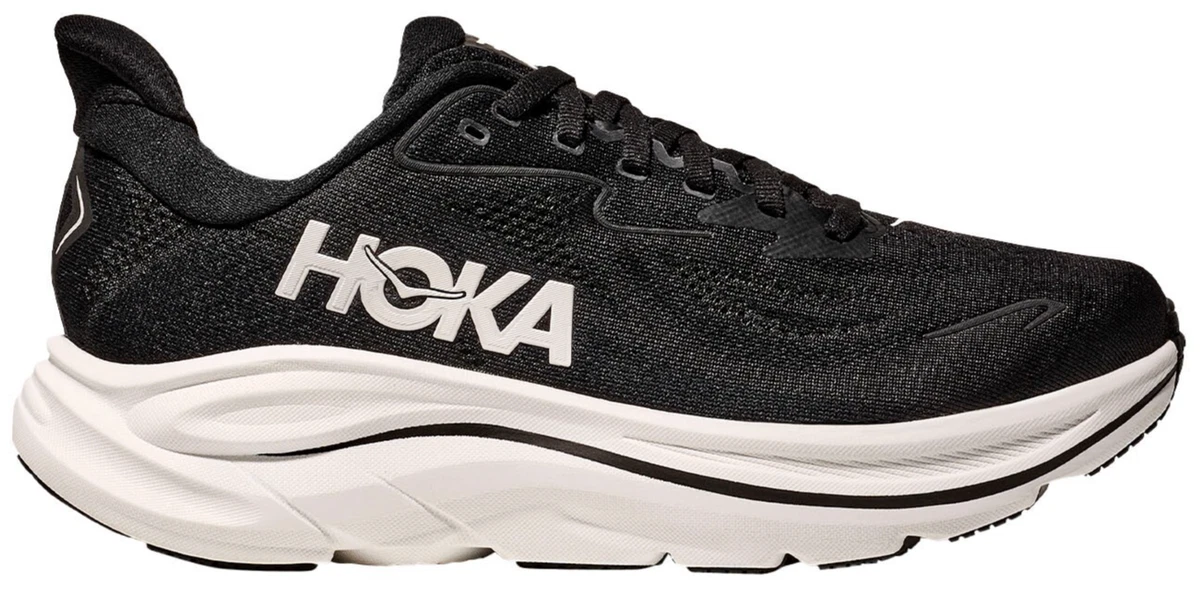 Hoka One One HOKA Clifton 10 Wide Black White for sale | eBay