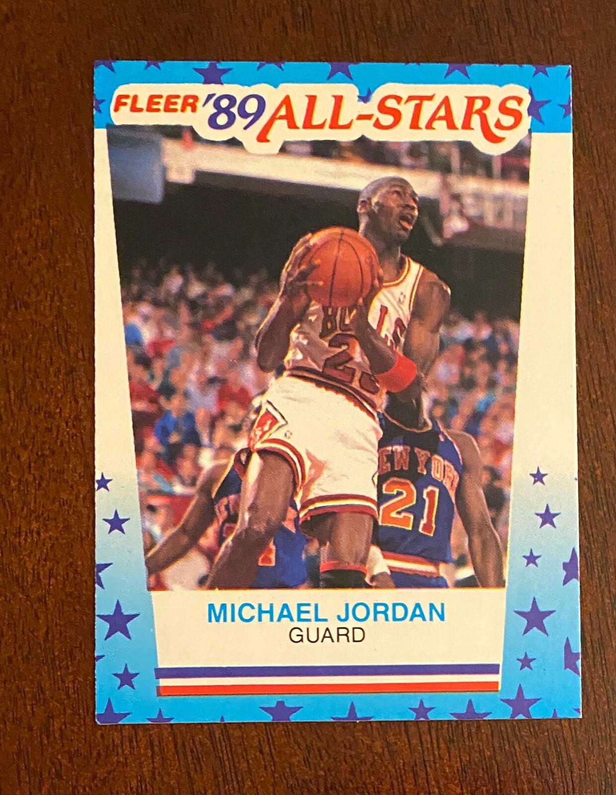 1989-90 Fleer All-Stars Stickers Michael Jordan #3 HOF #P4607