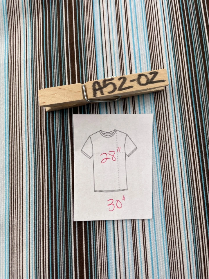 Blusa Maggie Barnes 3X Top Azul En Capas Botón Frontal Manga 3/4 Rayas A52-02 Foto 2 de 4