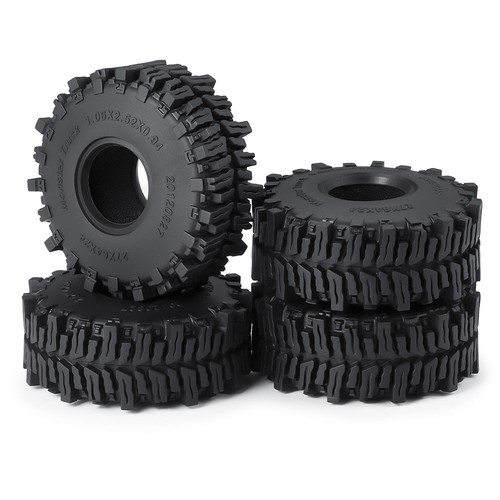 4PCS 1.1'' Rubber Tyre Tire 64mm for 1/18 Traxxas TRX4-M RC Crawler Car Parts - Picture 29 of 34