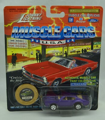 Johnny Lightning Muscle Cars USA 1969 Olds 442 Series 3 Coin #13689 Purple 1994