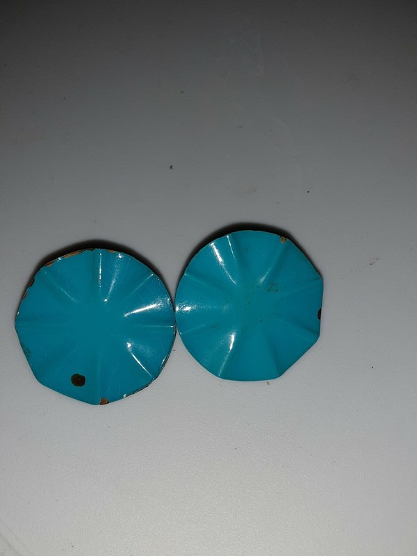 Turquoise Colored Post Earrings