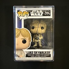 #594 Funko Pop Star Wars Luke Skywalker George Lucas Signed Auto With JSA LOA 🔥