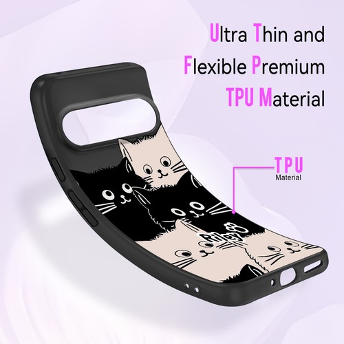 Funda de teléfono a prueba de golpes personalizada con nombre para Google Pixel 9 Pro XL 8A 9A 7A - Imagen 66 de 81