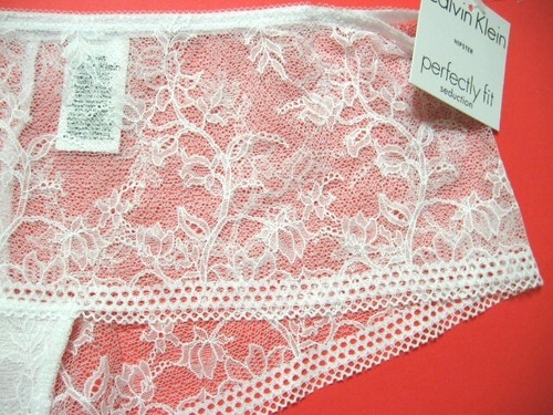A0310H Calvin Klein NEW F2765 Women's Perfect Fit Seduction Sheer Lace Boyshorts - Picture 10 of 13
