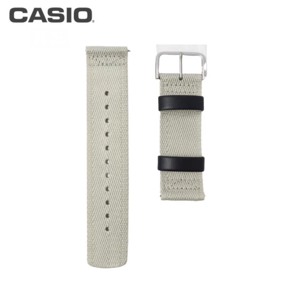Correa de reloj de nailon beige genuino CASIO PRO TREK 10568025 para PRG-650YBE PRW-6600YB Foto 2 de 4