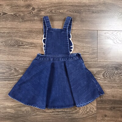 Hello Kitty Little Girls Blue Denim Casual Dress Size 4 | eBay