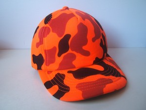 plain orange hat