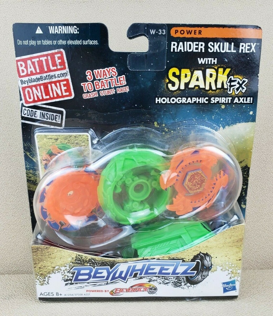 Beyblade Beywheelz: W-33 Power RAIDER SKULL REX by Hasbro PKG