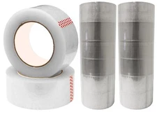 2" Packaging Tape Clear, Brown 6-12-36+  Rolls Carton Sealing, Shipping, Packing