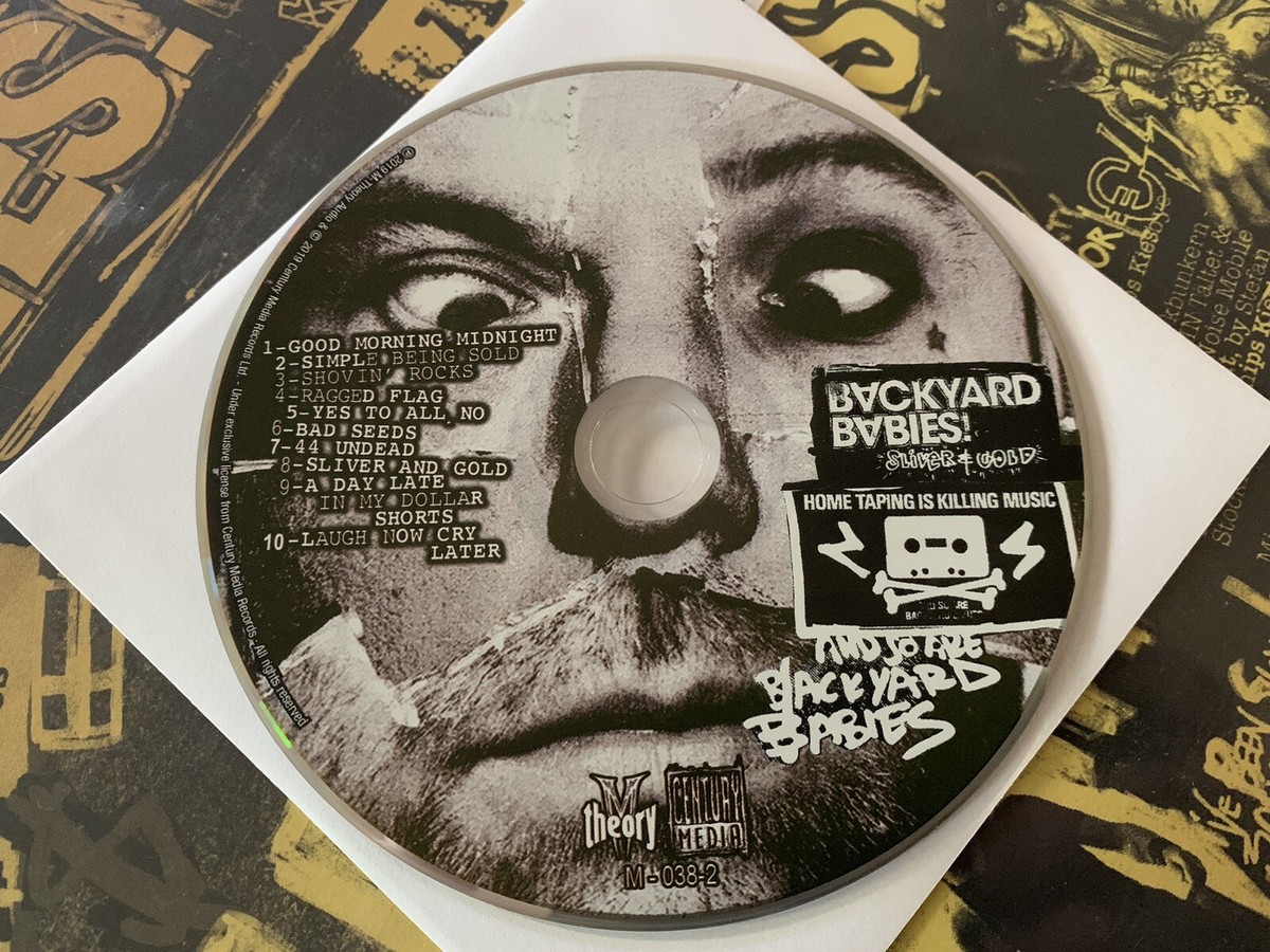 BACKYARD BABIES Silver & Gold LP White Vinyl CD-Tyrant