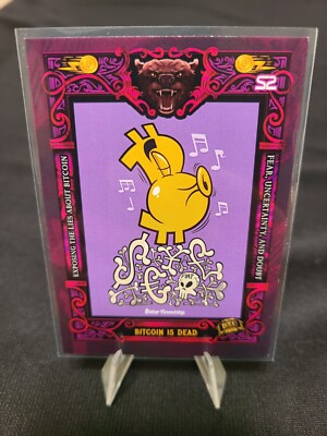 BTC Bitcoin Trading Cards Fud Busters #92 BITCOIN IS DEAD