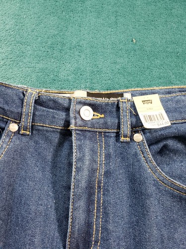 Levis Jeans Sz 16 Youth Girls Blue Silver Tab Denim Pants Stretch Mini Mom NWT - Picture 7 of 15