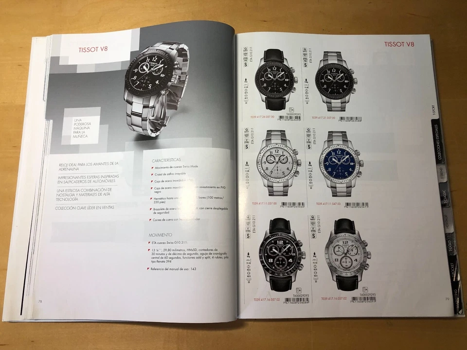 TISSOT Guidelines General Catalogue 2013 2014 - Watch Collection - Spanish Foto 3 de 4