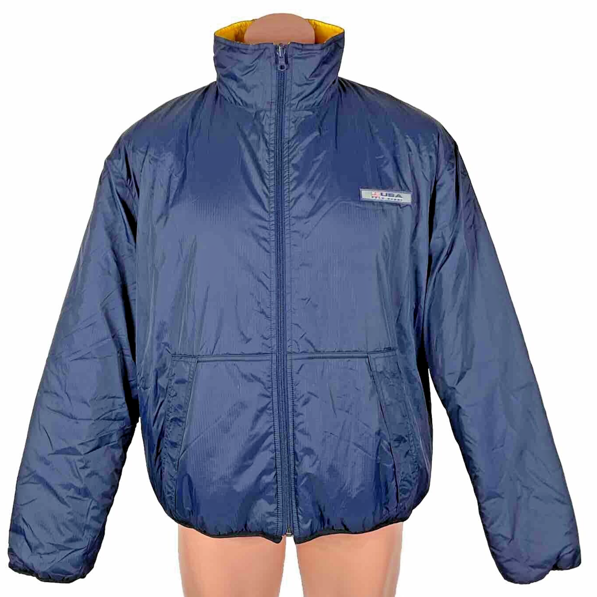 VTG 90s Ralph Lauren POLO SPORT Reversible Puffer Jacket  