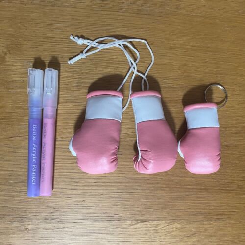 Personalise your Own Mini Boxing Gloves Set & 2 x Acyrlic Pens Gifts for Him Her - Picture 15 of 25