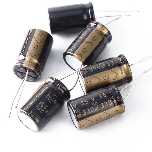 10pcs ROA 35V 330UF 16x26mm electrolytic capacitor for audio HiFi - Bild 1 von 1
