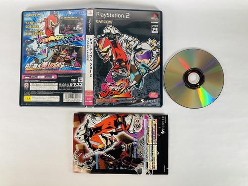 Lot 2 PS2 Viewtiful Joe 1 2 Testek Sony Playstation2 Japan JP Capcom VFX Action - Picture 9 of 11