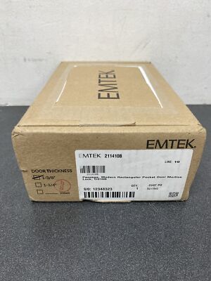 Emtek 2114US10B138 Rectangular Passage Mortise Pocket Door Pull - Oil Rubbed Bro