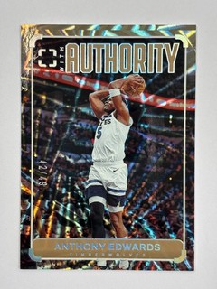 2024 25 FOTOGENIC ANTHONY EDWARDS WITH AUTORITY WEDGES /49 #7 TIMBERWOLVES