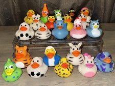 Lot of 22 Rubber Ducks Jeep Duckies Various Styles and Colors