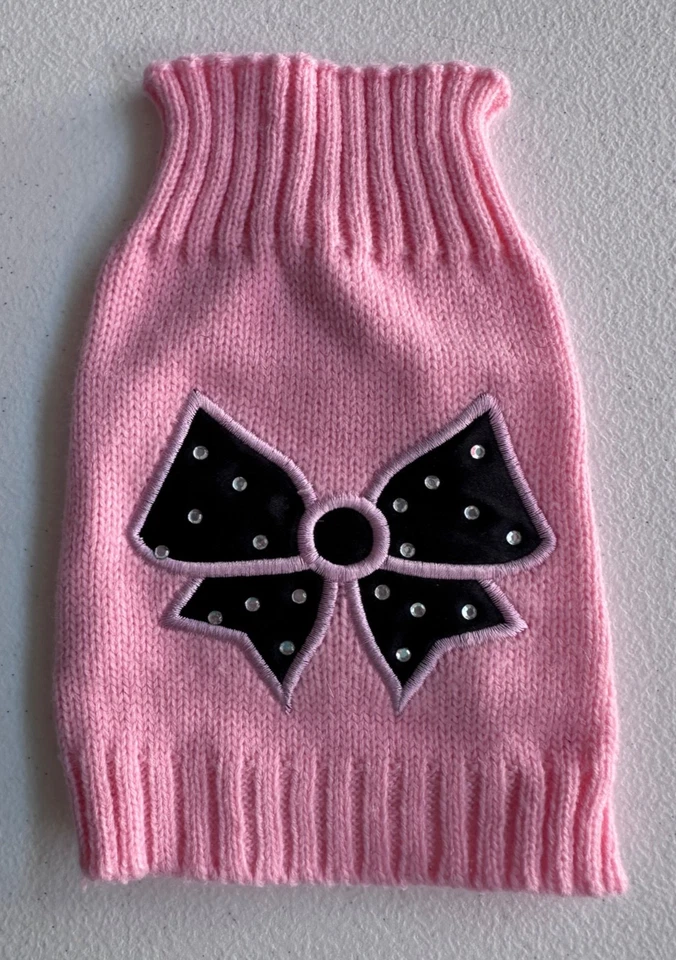 2 xxs Vestido para Perro con Falda Suéter Lazo Ropa para Animales Mascota Gato Ropa Accesorio Foto 2 de 4