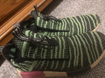 ADIDAS NMD CS2 PRIMEKNIT Mens 10 Green Pink B37628 City Sock 2 Joker Sneakers