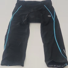 Womens Baleaf Black Padded Cycling Tights Compression Spandex, Biking Sise S