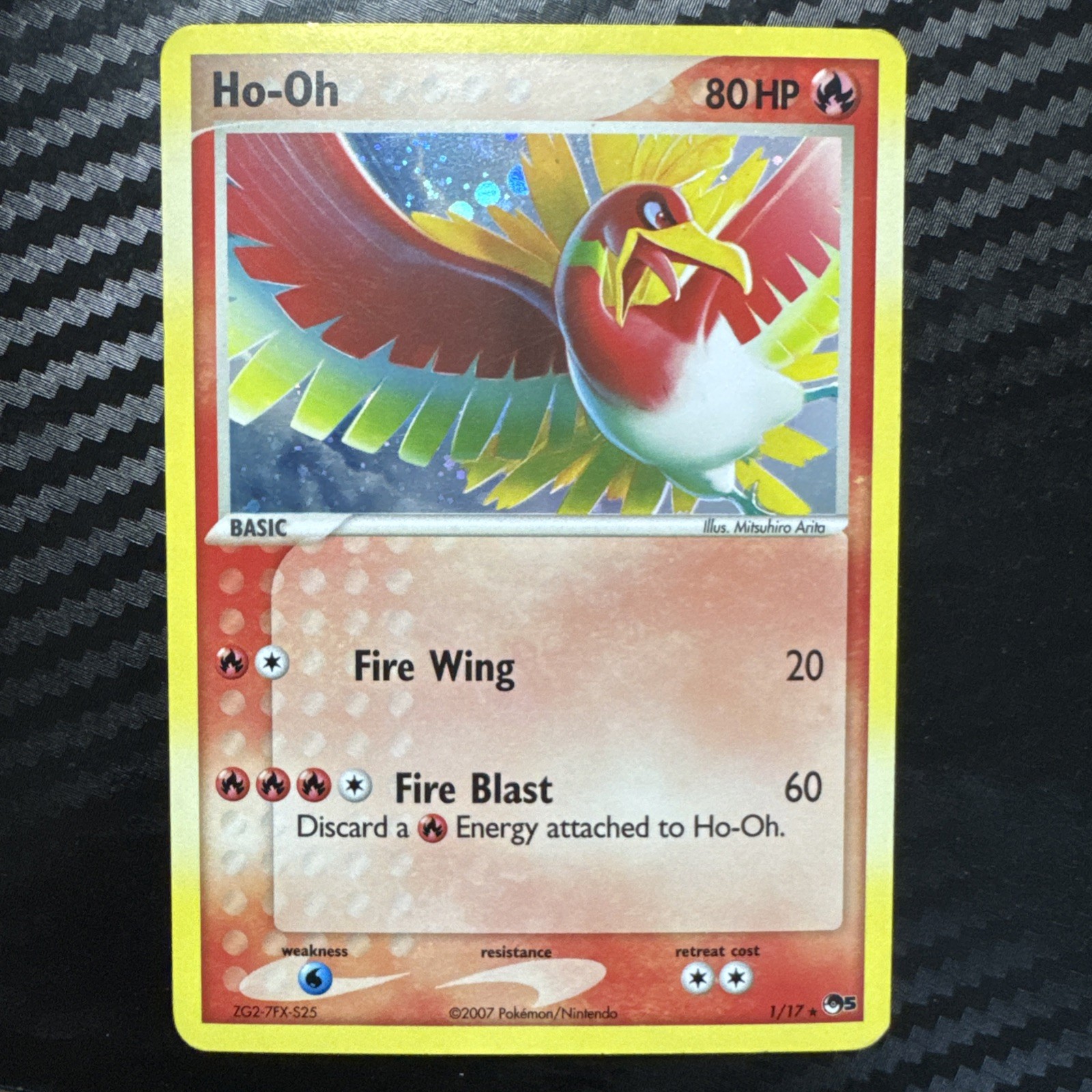 Ho-Oh 1/17 Promo POP Series 5 Holo Rare Vintage Ex Era Pokemon Card MP