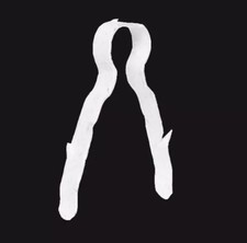 LINIAN Fire Clips 6-8 mm Single Fire Clip White (Pack of 100), Linian Clip