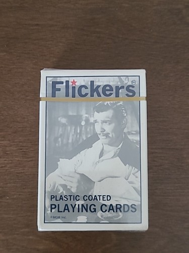 Vintage 1974 Creative Impressions Co. FLICKERS Playing Cards, Bridge, Sealed