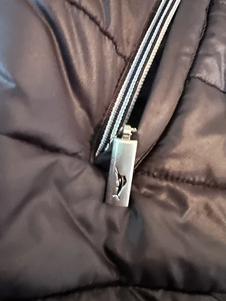 Tommy Bahama X NFL Colaboración Green Bay Packers Chaleco Puffer Hombres L Negro Foto 3 de 4