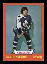 1973-74 Topps #7 Paul Henderson Toronto Maple Leafs