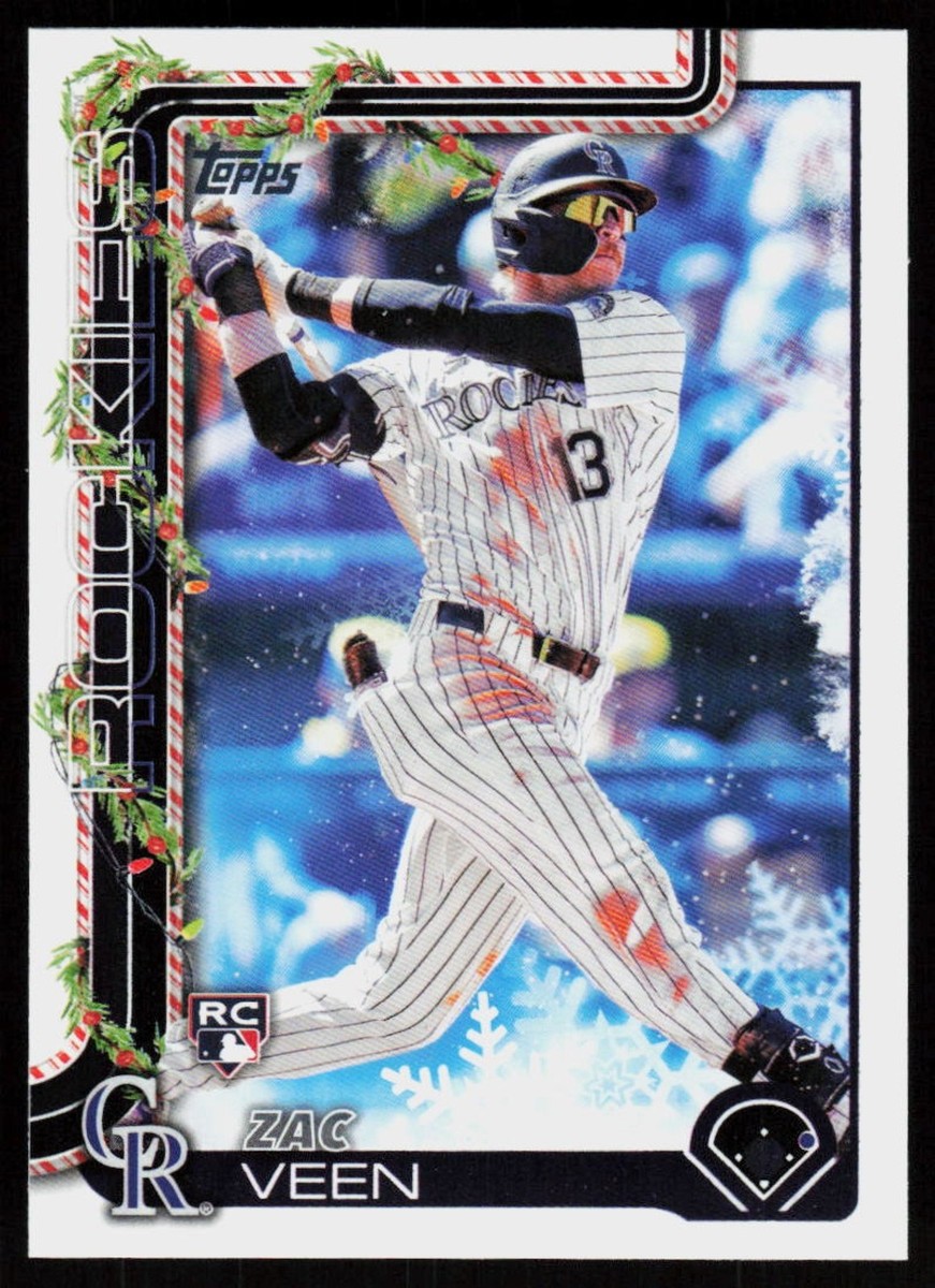 2025 Topps Baseball Holiday- Advent Calendar Zac Veen #H92 RC