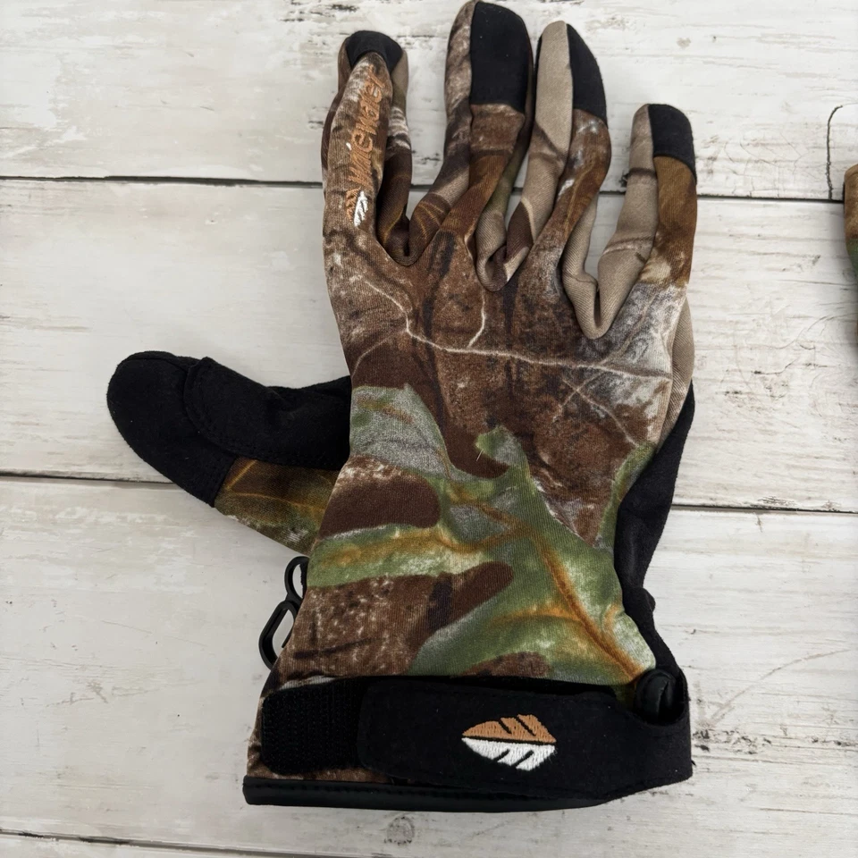 White Water Gloves XL Camo Outdoors Fishing Camping Hunting Realtree - Image 3 of 4