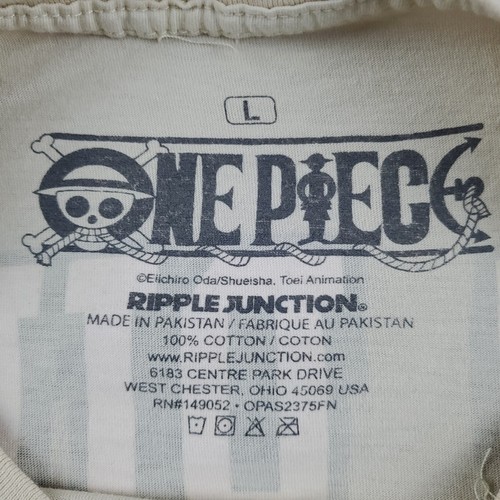 One Piece T-Shirt Uomo Grande Beige Grafica Maglietta Anime Manga Fanwear - Foto 7 di 21