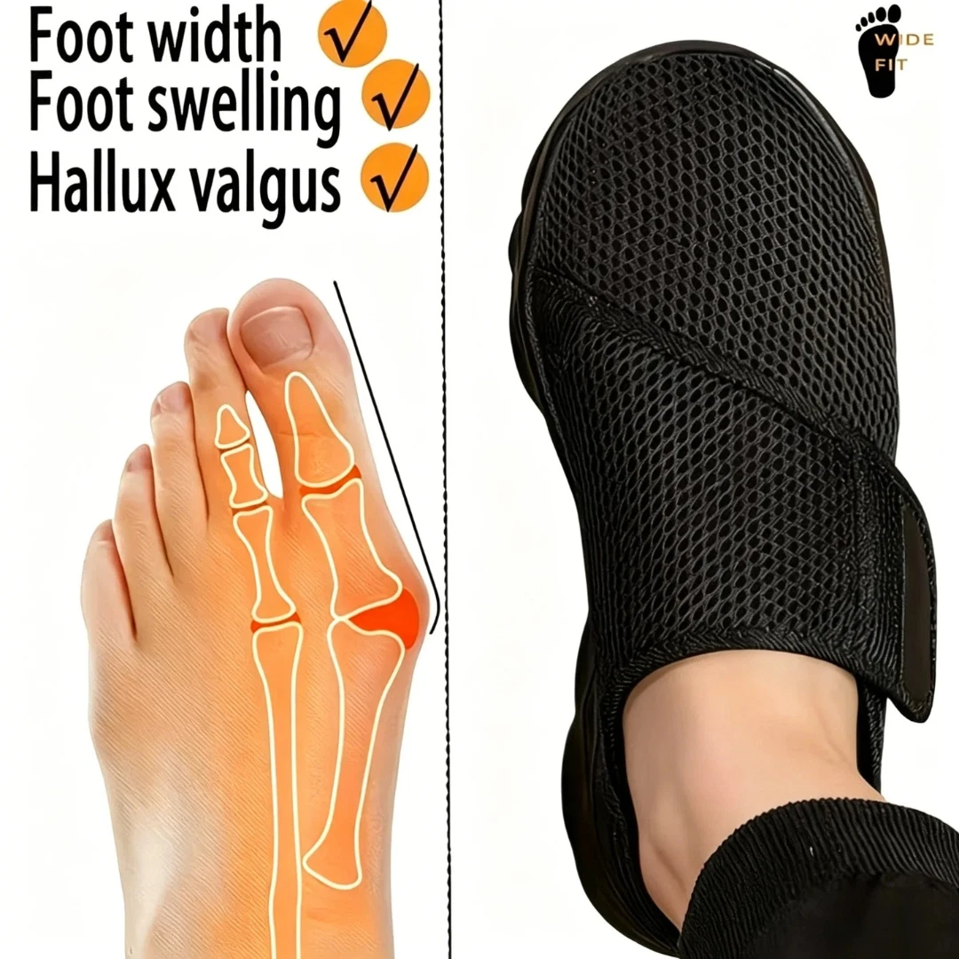 Diabetic Orthopedic Walking Shoes Men Women Wide Fit Swollen Feet Casual Soft AU