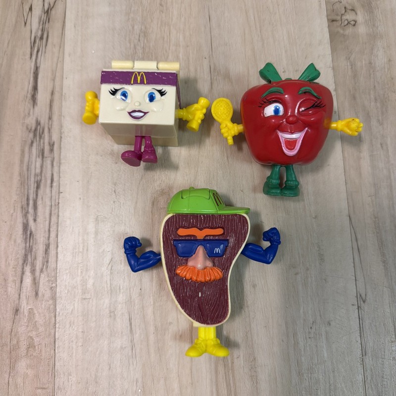 Vintage 1993 McDonald’s Food Fundamentals 4 Piece Lot