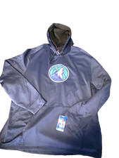 MINNESOTA TIMBERWOLVES NBA BASEKTBALL PULLOVER HOODIE MAJESTIC MENS SIZE 3XL NWT