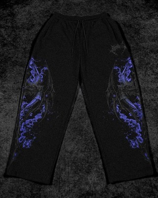 Breathedivinity Fitness Loose Large-Sized Printed Straight Leg