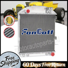 For 1917-1927 Ford Model T-bucket Chevy Configuration Engine 2.9l 3-row Radiator
