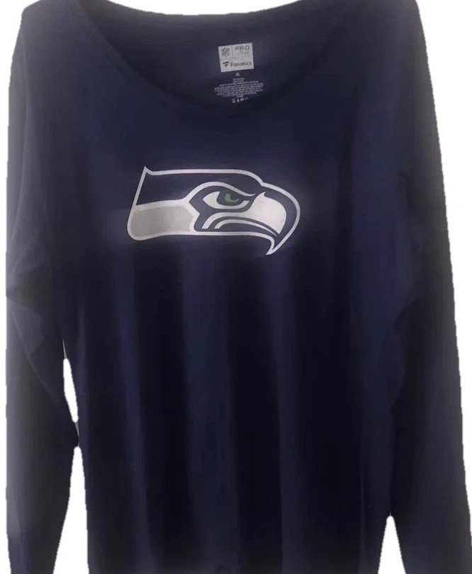 Seattle Seahawks DK Metcalf #14 Womens XL Fanatics Pro Line Long Sleeve Shirt