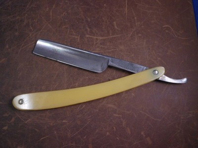 JA Henckels Twin Works Solingen Germany PLATINUM Carbon Steel 401 Straight Razor