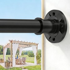 Extra Long Tension Curtain Rod No Drill 31112 Inch Stainless Steel Heavy Duty